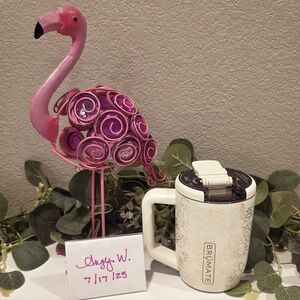 Brumate MUV 15oz Enchanted Rose White/Gold Floral Insulated Mug